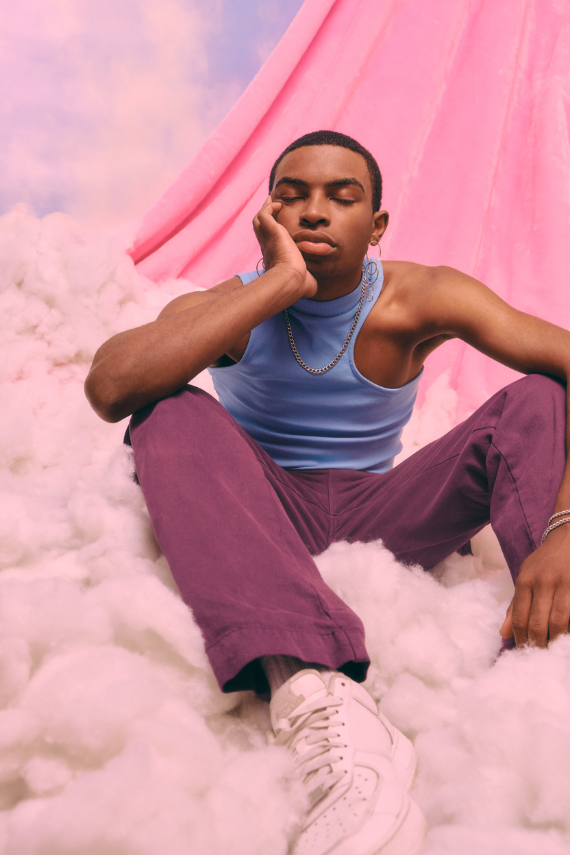 Portrait of a Stylish Young Man
